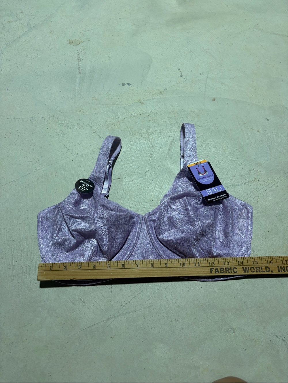 BALI NWT Lilac ComfortU Underwire Bra 38DD - Picture 4 of 9